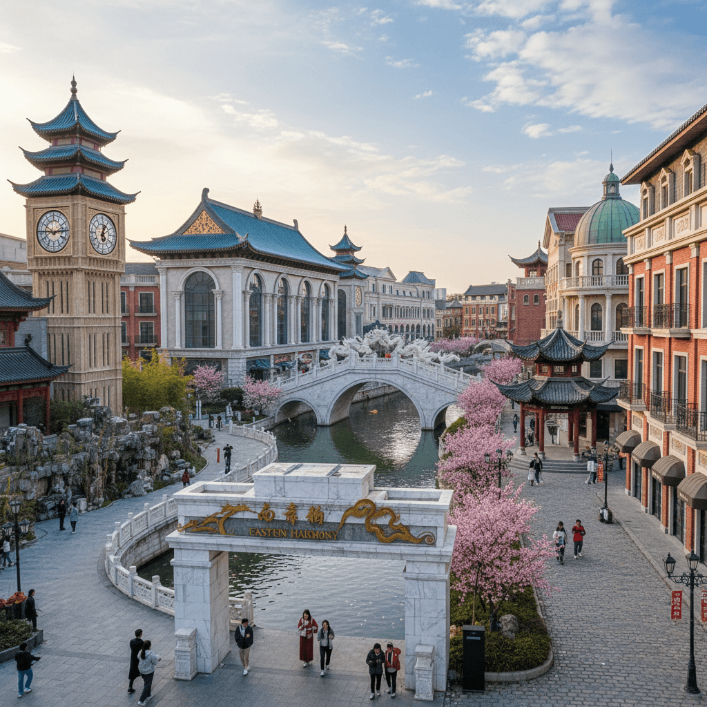 東西方文化交融嘅文旅項目建築