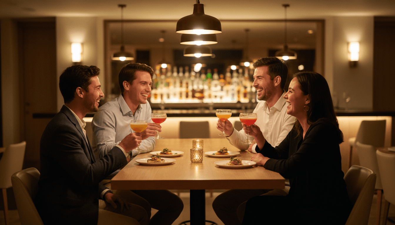 融合餐吧,日間飲茶夜間酒吧,時尚裝潢